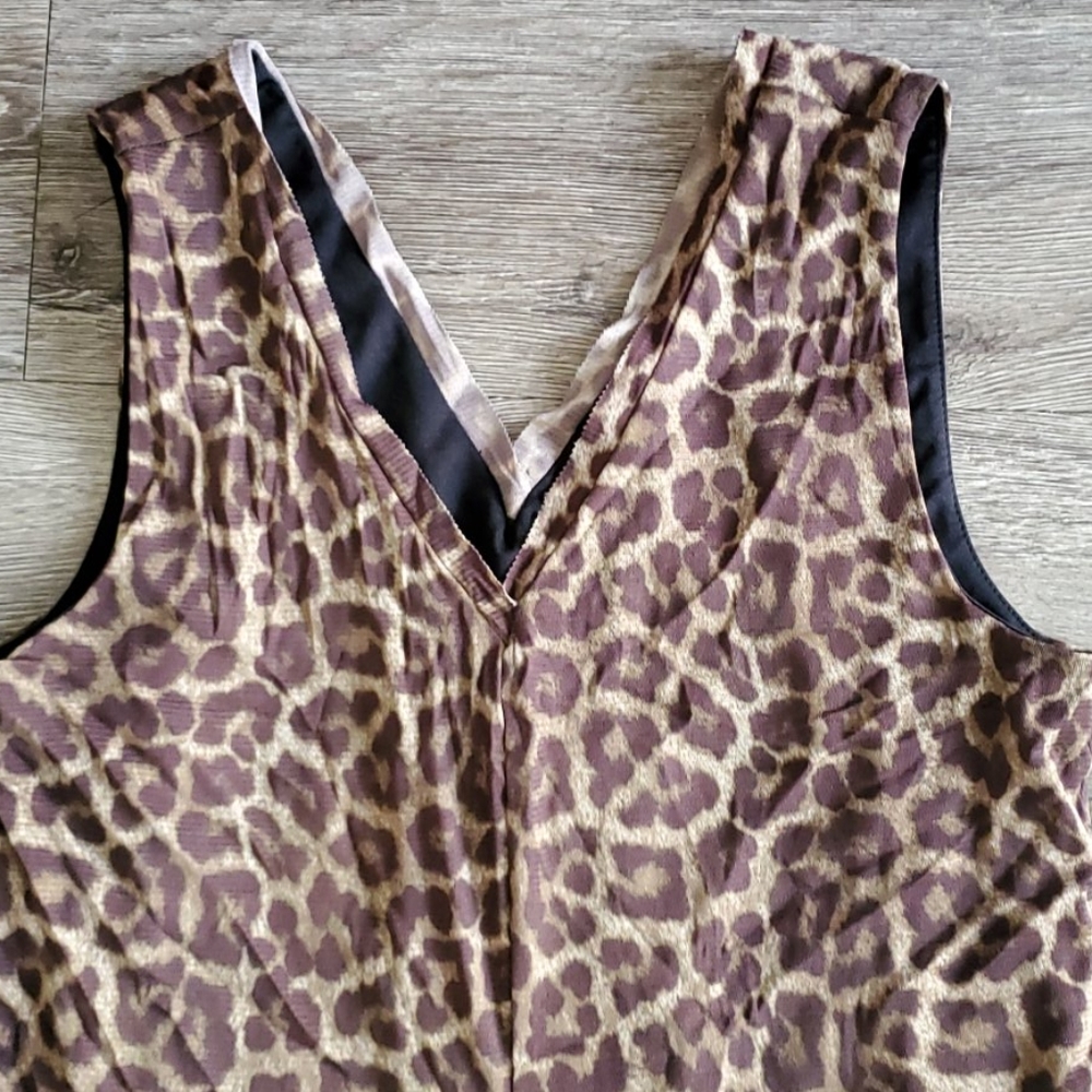 Tahari Animal Print Dress - Picture 2 of 6